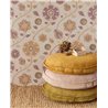 Papel pintado floral indio en beige y lila - Eijffinger Amber 350611