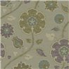 Papel pintado de flores grandes verde estilo indio - Eijffinger Amber 350614