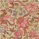 Vintage large red floral wallpaper - Eijffinger Amber 350640