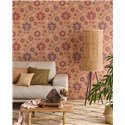 Large green floral Indian-style wallpaper - Eijffinger Amber 350614