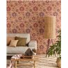 Large green floral Indian-style wallpaper - Eijffinger Amber 350614