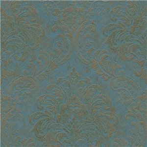 Ornamental arabesque-style black wallpaper - As Creation Metropolitan Stories 3 391195