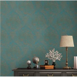 Ornamental arabesque-style black wallpaper - As Creation Metropolitan Stories 3 391195 2
