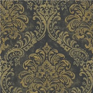 Papier Peint ornemental style arabesque noir - As Creation Metropolitan Stories 3 391195