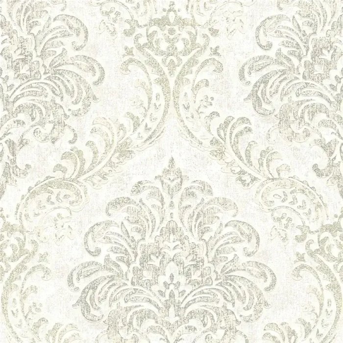 Wallpaper white and gold damask style - As Creation Metropolitan Stories 3 391122
