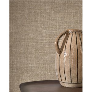 Papier peint lin vert amande - Casadeco Tailor Made 202127006 2