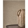 Papier peint lin chiné marron - Casadeco Tailor Made 202122843