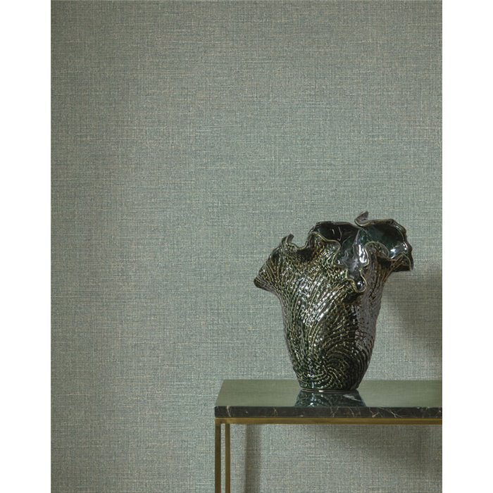 Papier peint lin vert bleuté - Casadeco Tailor Made 202126622