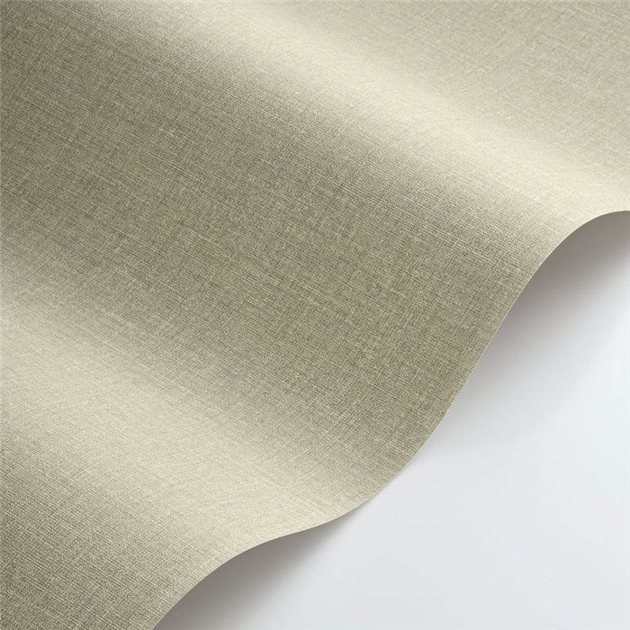 Papel pintado lino en verde almendra - Casadeco Tailor Made 202127006