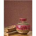 Linen wallpaper in red - Casadeco Tailor Made 202128716