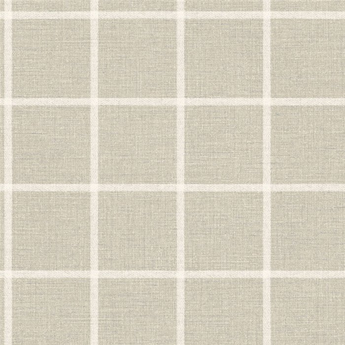 Papier peint à carreaux anglais beige lin - Casadeco Tailor Made 202031530