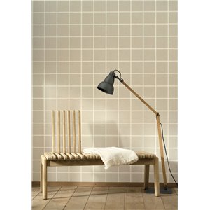 Black linen effect wallpaper - Casadeco Tailor Made 202129999 2