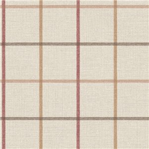 Leinentapete in Neutralgrau - Casadeco Tailor Made 202129010