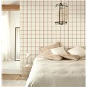 Scottish check wallpaper beige - Casadeco Tailor Made 202031823