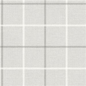 Mottled linen wallpaper denim blue - Casadeco Tailor Made 202126304