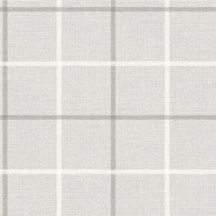Papier peint à carreaux style anglais gris - Casadeco Tailor Made 202039111