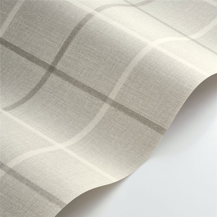 English style check wallpaper in grey - Casadeco Tailor Made 202039111