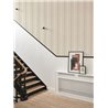 Papier peint à rayures style anglais beige - Casadeco Tailor Made 202041915