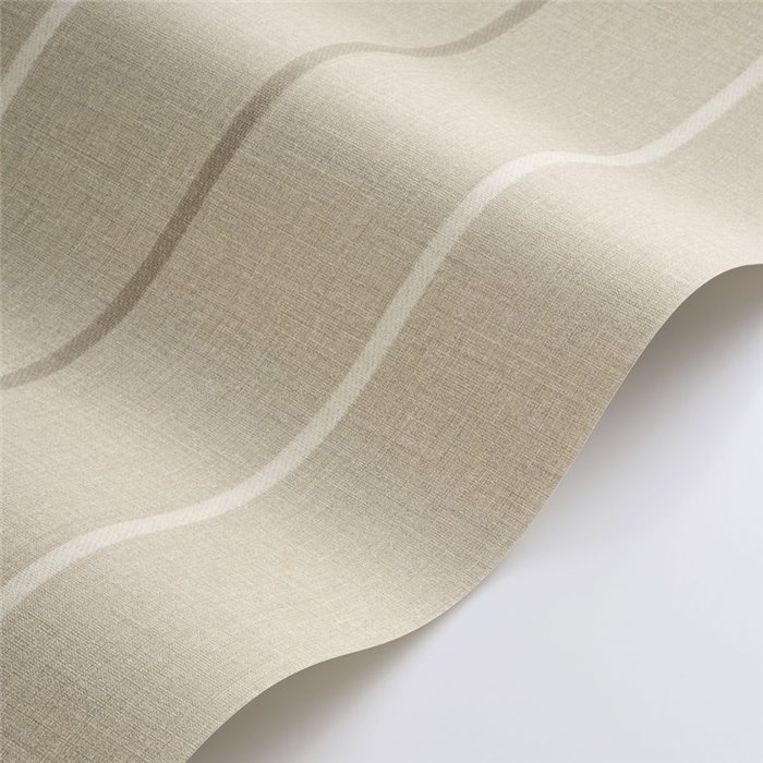 Papier peint à rayures style anglais beige - Casadeco Tailor Made 202041915