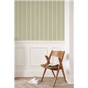 Papier peint à rayures élégantes vert style anglais - Casadeco Tailor Made 202047326