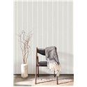 Papel pintado estilo inglés rayas elegantes gris claro - Casadeco Tailor Made 202049257