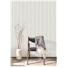 English style elegant stripe wallpaper light grey - Casadeco Tailor Made 202049257