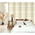 Papel pintado cuadros ingléses beige - Casadeco Tailor Made 202051591