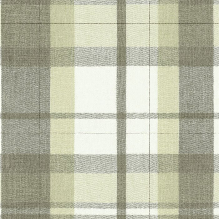 Tartan check wallpaper in green - Casadeco Tailor Made 202057210