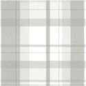 Papel pintado cuadros tartán estilo inglés gris - Casadeco Tailor Made 202059418