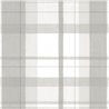 Tartankarotapete im englischen Stil in Grau - Casadeco Tailor Made 202059418