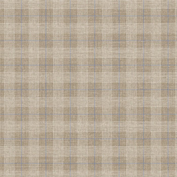 English check wallpaper brown - Casadeco Tailor Made 202072841