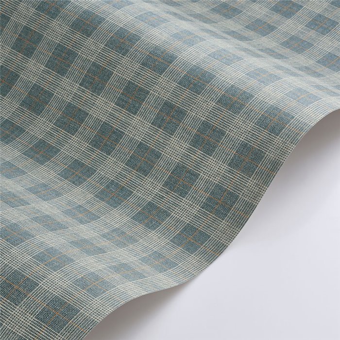 Papel pintado estilo inglés cuadros en azul - Casadeco Tailor Made 202076877