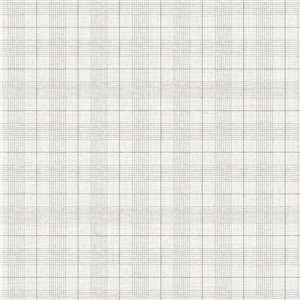 Papier peint lin chiné marron - Casadeco Tailor Made 202122843