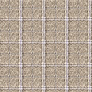 Papier peint à carreaux tartan ou écossais tons neutres - Casadeco Tailor Made 202089140