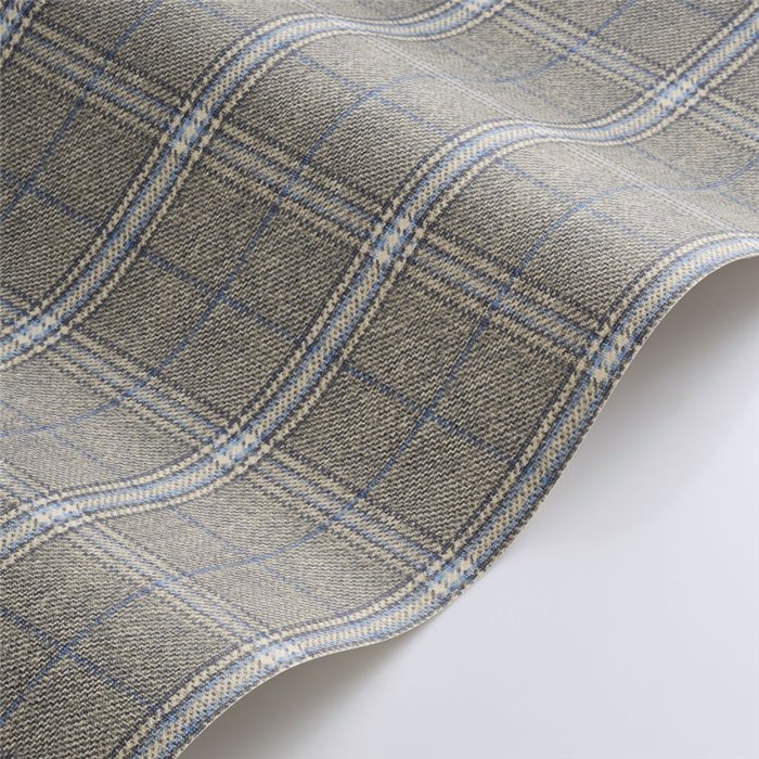 Papier peint à carreaux écossais style tartan gris - Casadeco Tailor Made 202086918