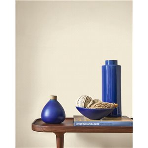 Papier peint lin chiné marron - Casadeco Tailor Made 202122843 2