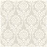 Papier peint damassé ornemental beige classique - Casadeco Elixir 201981388