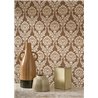 Papel pintado damasco ornamental marrón clásico - Casadeco Elixir 201982741