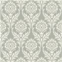 Papel pintado damasco ornamental gris clásico - Casadeco Elixir 201986235