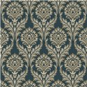 Papel pintado damasco ornamental azul clásico - Casadeco Elixir 201986666