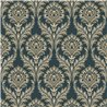 Tapete Damast ornamental blau klassisch - Casadeco Elixir 201986666