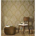 Papel pintado damasco marrón clásico - Casadeco Elixir 201992849
