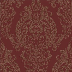 Papel pintado damasco blanco clásico elegante - Casadeco Elixir 201990190