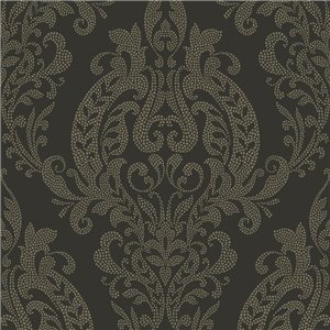 Damask wallpaper white classic elegant - Casadeco Elixir 201990190