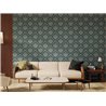 Damask wallpaper green classic - Casadeco Elixir 202017900