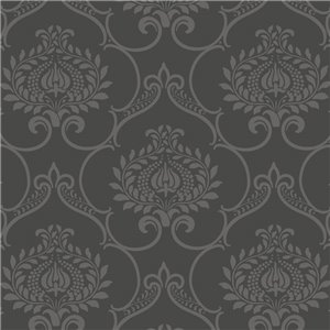 Papel pintado damasco blanco clásico elegante - Casadeco Elixir 201990190