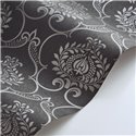 Damask wallpaper black classic - Casadeco Elixir 202019907