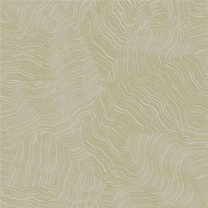 Abstract moire effect wallpaper green modern - Casadeco Elixir 202027154