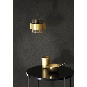 Tapete Damast ornamental schwarz klassisch - Casadeco Elixir 201989820 2