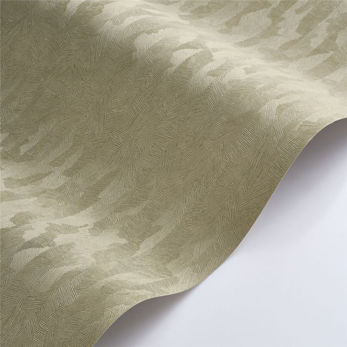 Papier peint moderne texture végétale vert - Casadeco Rituel 201977200